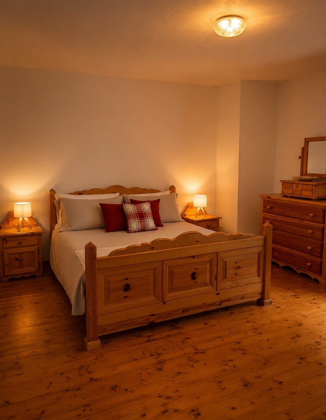 Camera da letto in legno, chalet Wooden Stories
