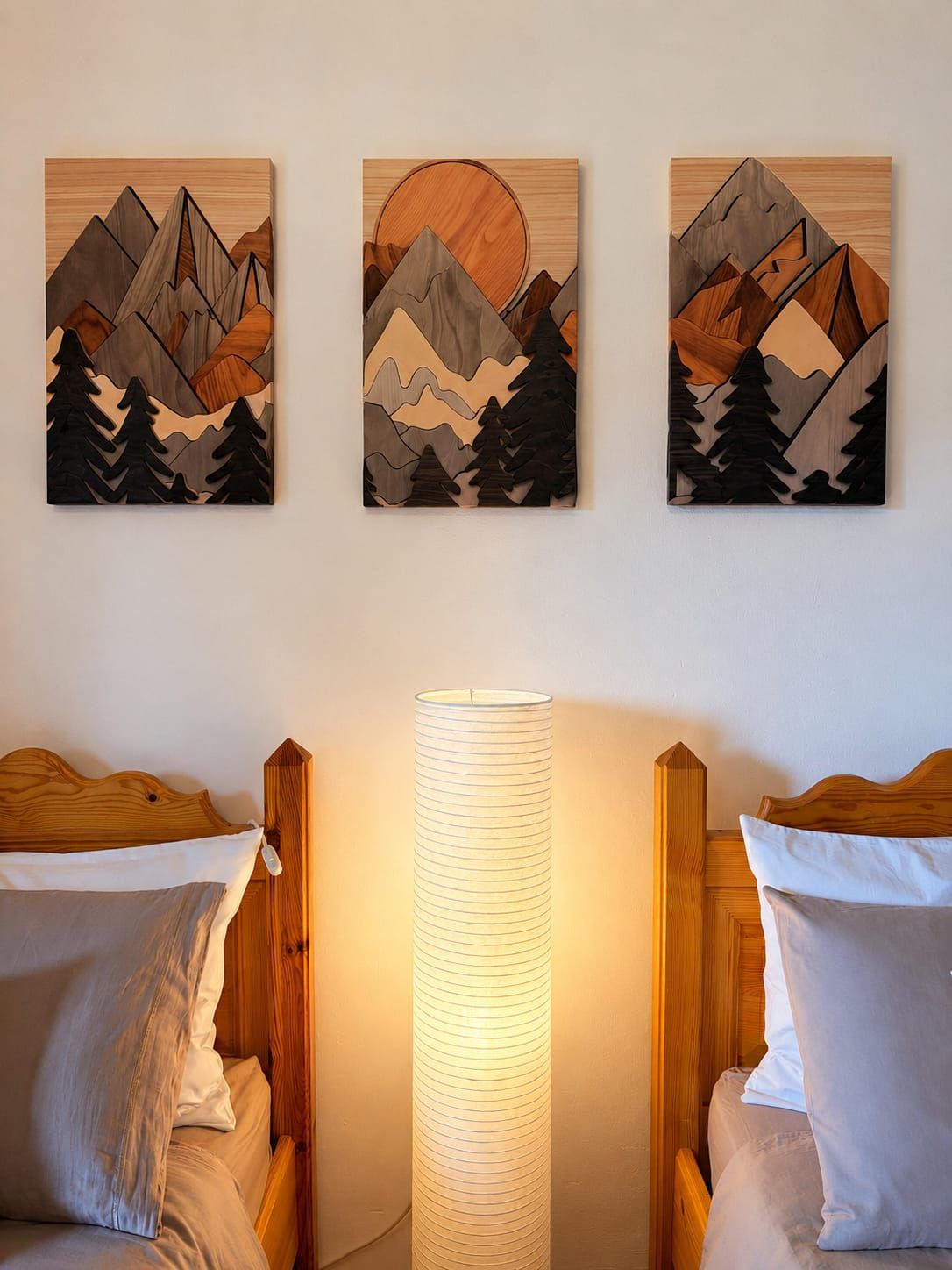 Dettaglio camera doppia, chalet Wooden Stories